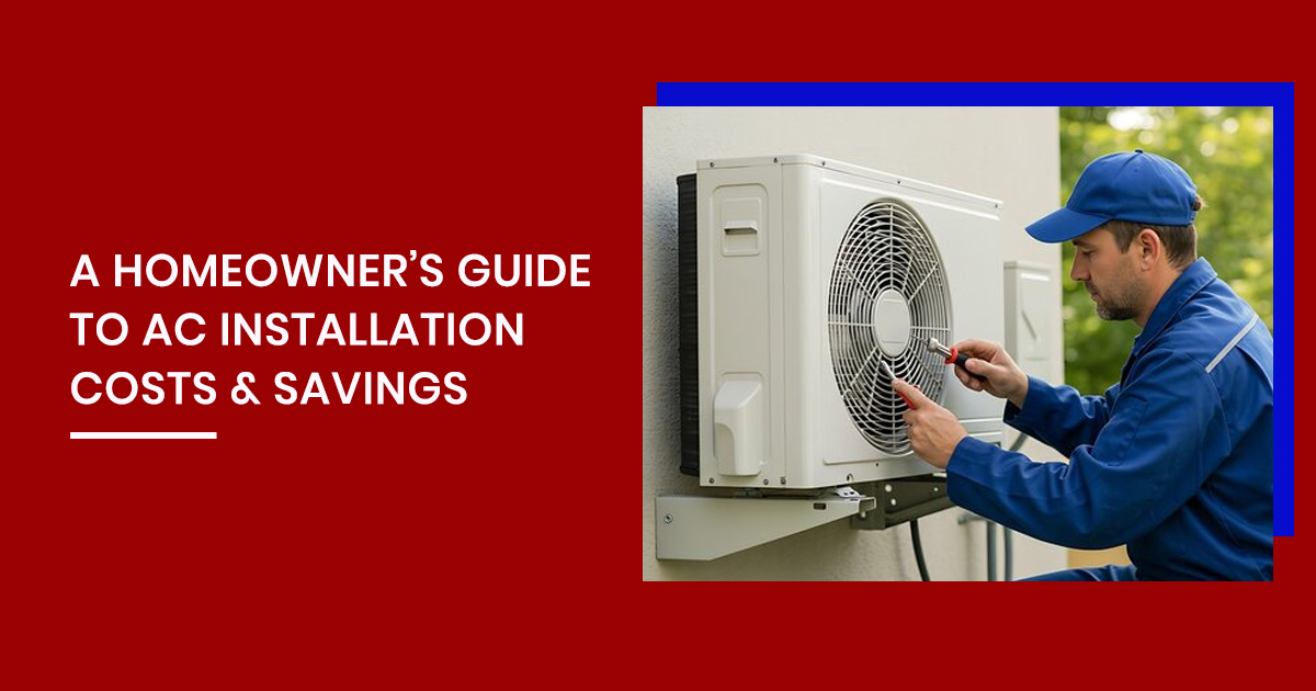 AC Installation Cost Guide 2026 โ Lakebrink HVAC AC installation in Union MO showing technician replacing residential air conditioning system